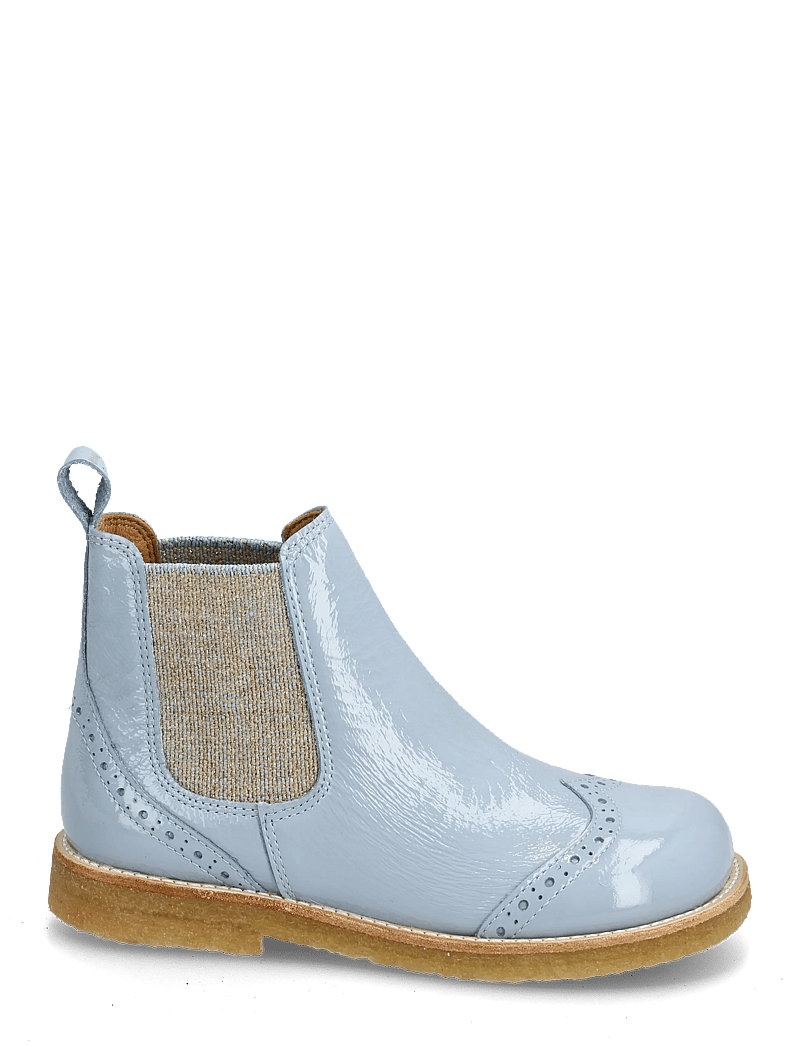 ANGULUS - Booties - flat - with elastic - shoes - 1331/049 sky blue/blue glitter - 1