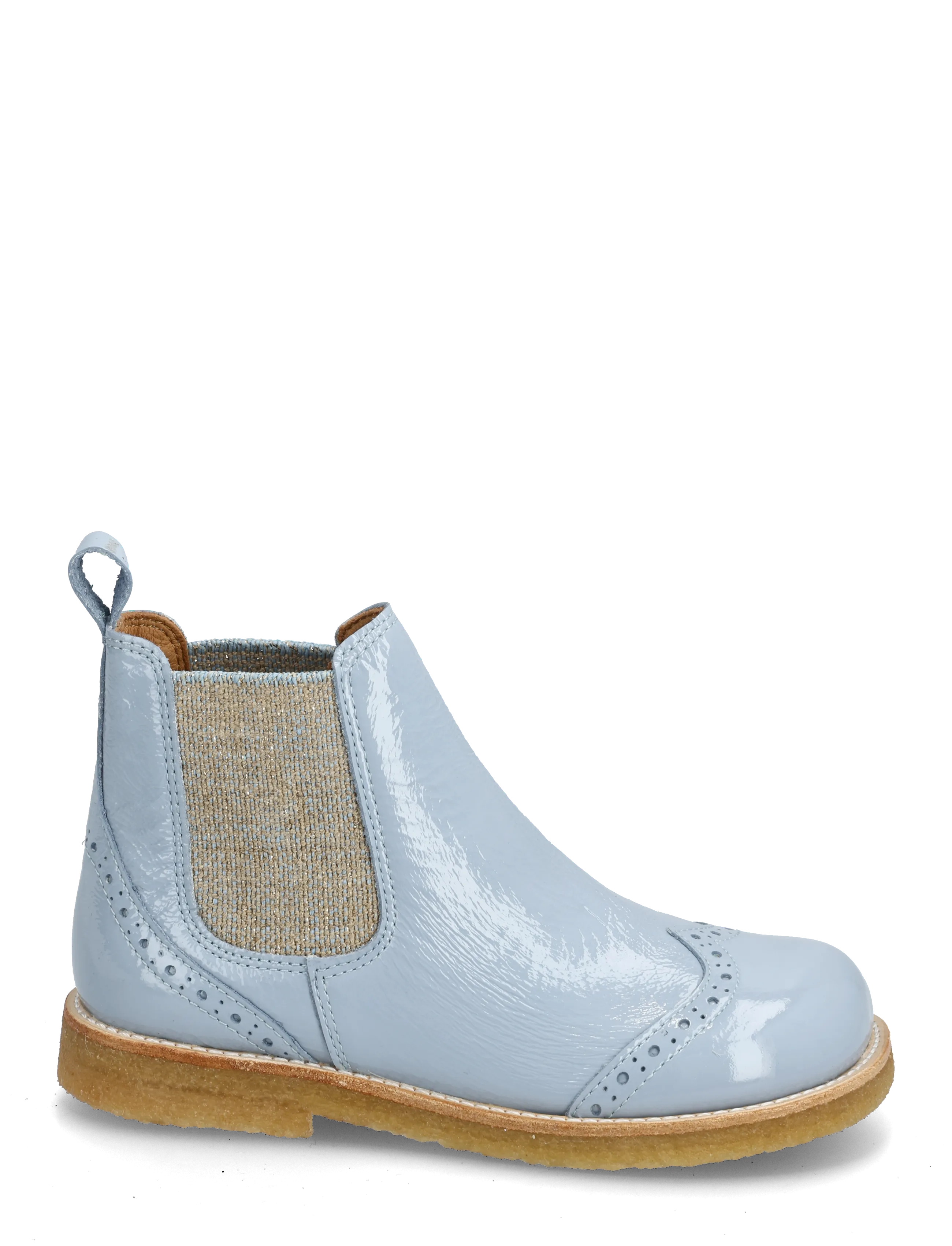 ANGULUS - Booties - flat - with elastic - skor - 1331/049 sky blue/blue glitter - 1