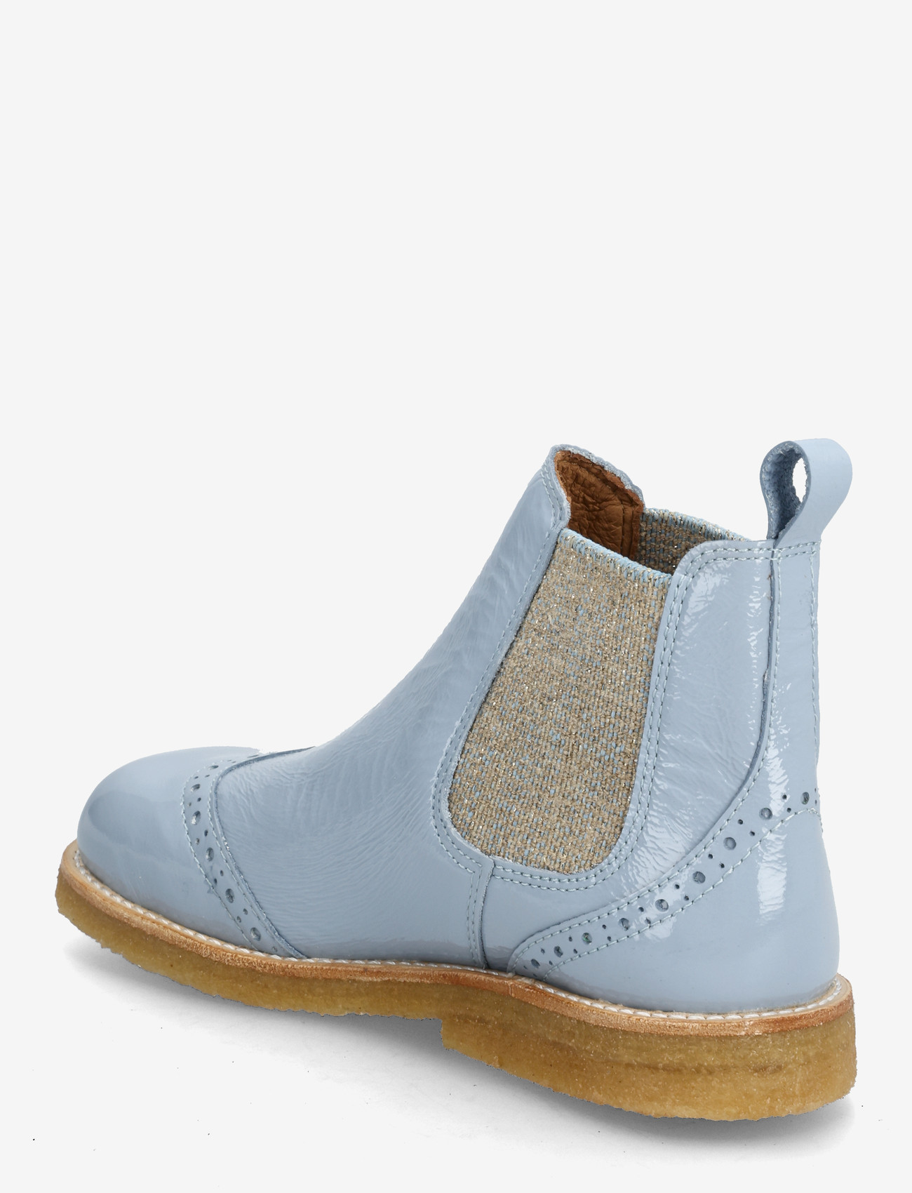 ANGULUS - Booties - flat - with elastic - shoes - 1331/049 sky blue/blue glitter - 2