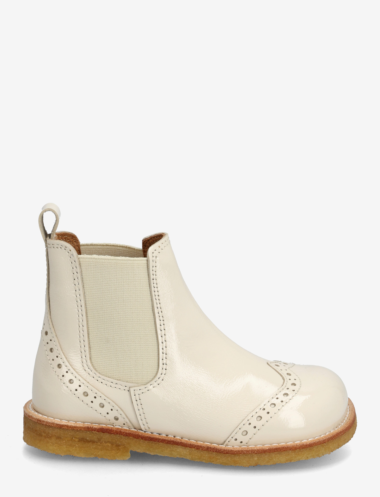 ANGULUS - Booties - flat - with elastic - sko - 3285/017 buttermilk/cream elas - 1