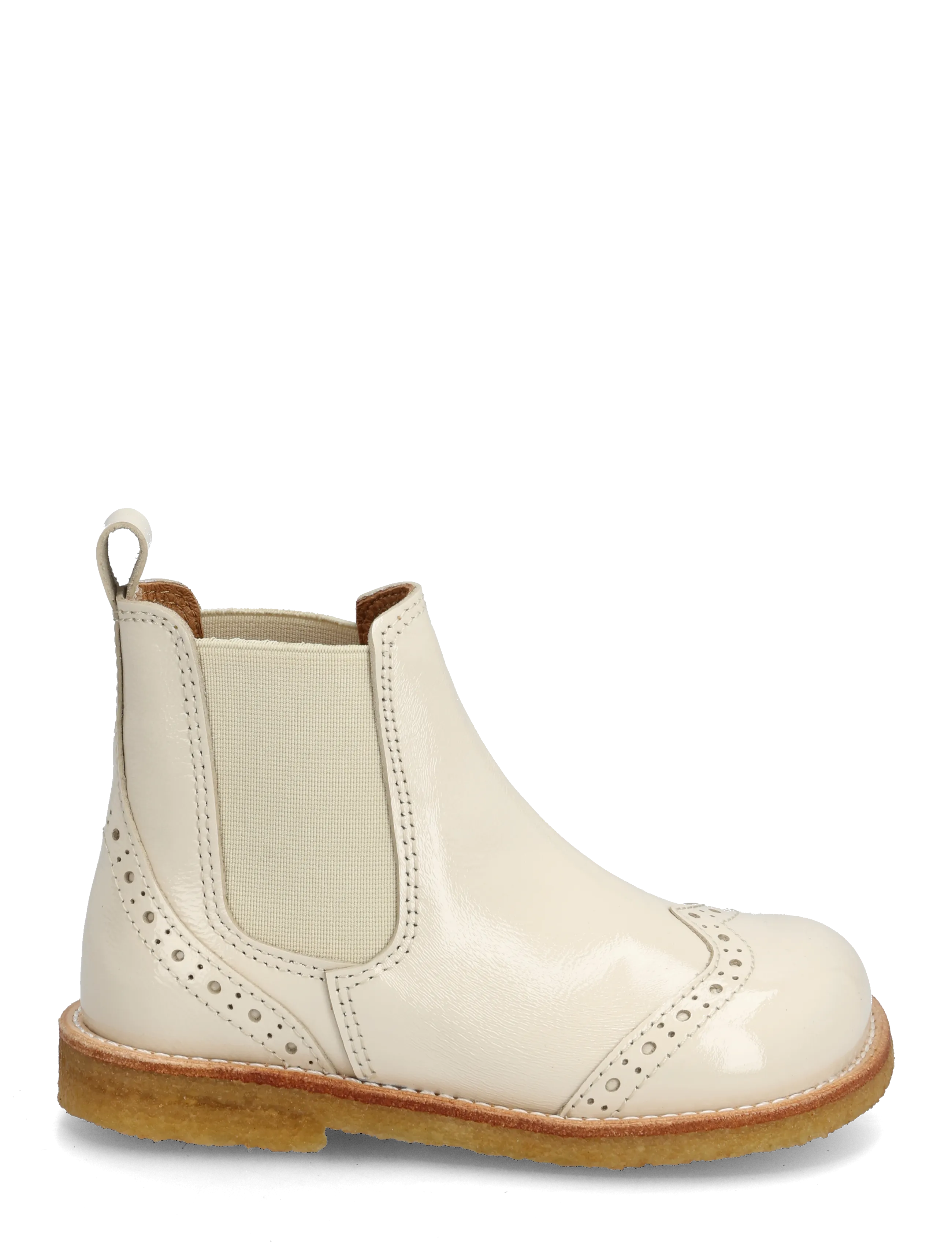 ANGULUS - Booties - flat - with elastic - skor - 3285/017 buttermilk/cream elas - 1