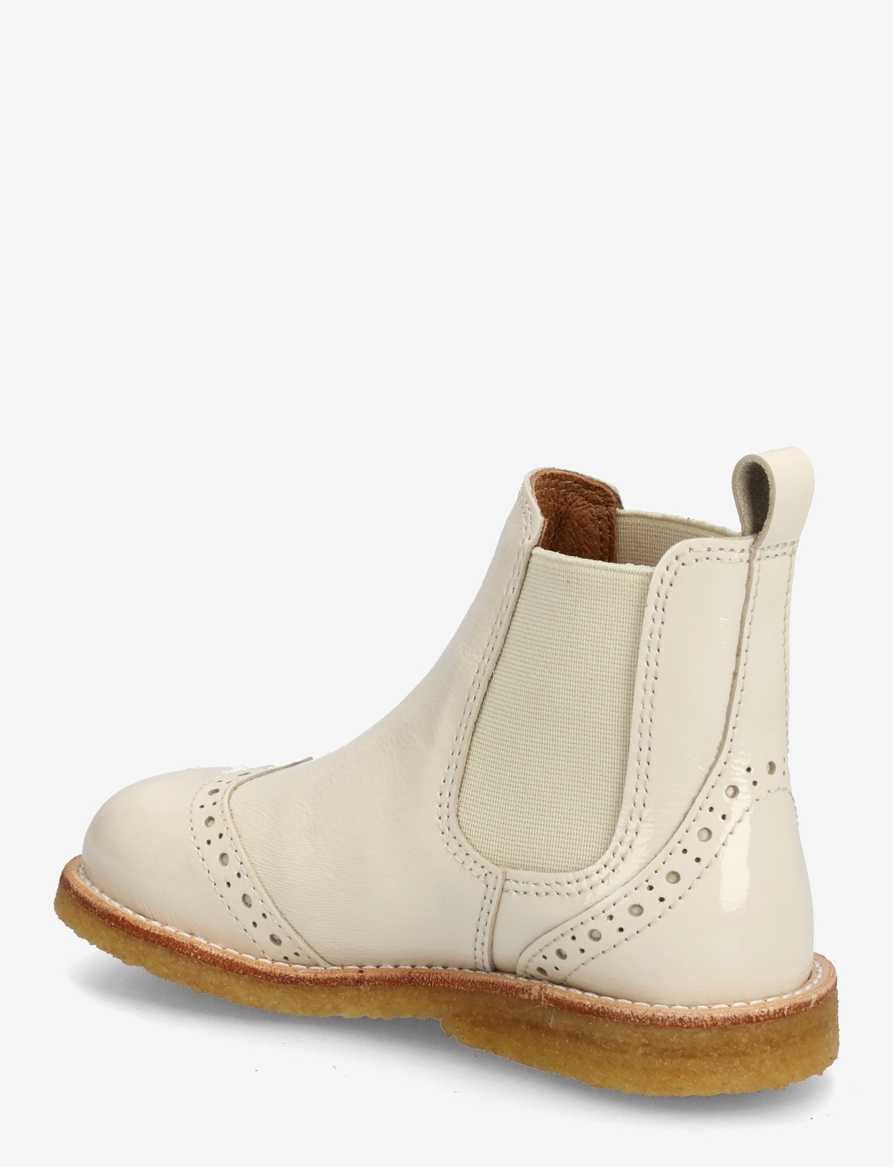 ANGULUS - Booties - flat - with elastic - sko - 3285/017 buttermilk/cream elas - 2