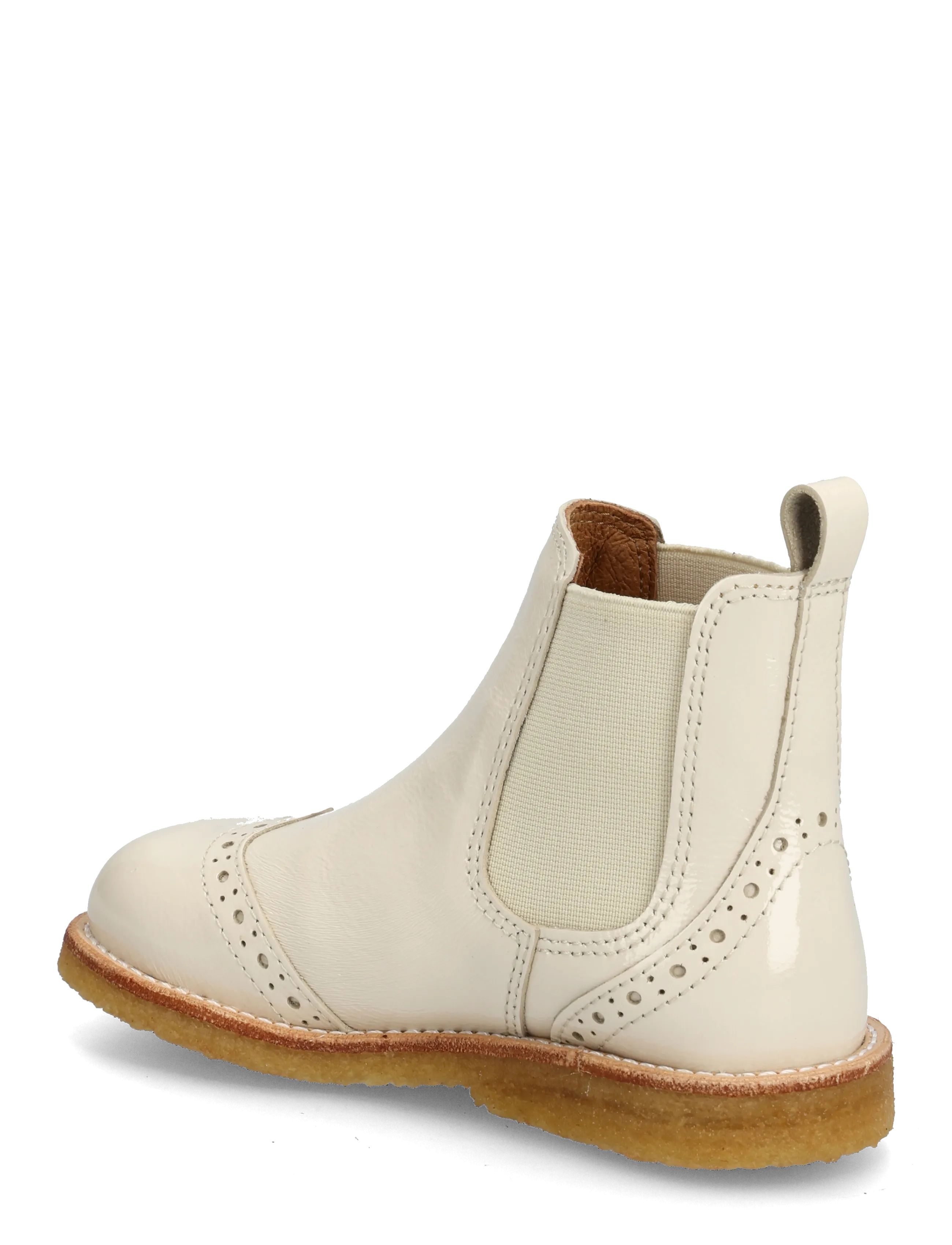ANGULUS - Booties - flat - with elastic - skor - 3285/017 buttermilk/cream elas - 2