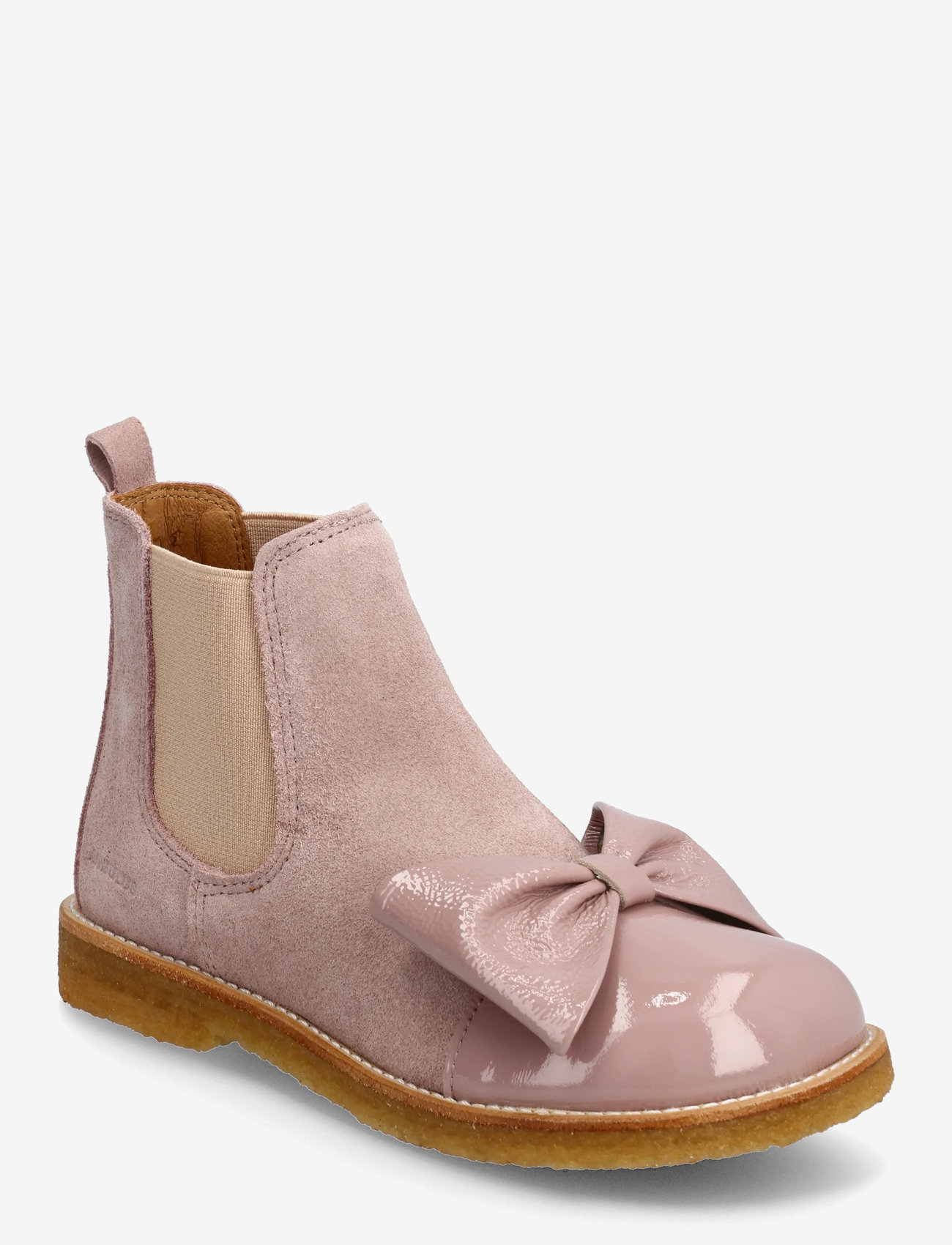 ANGULUS - Booties - flat - with elastic - efterårssko - 1387/3233/077 faded rose/rose - 0