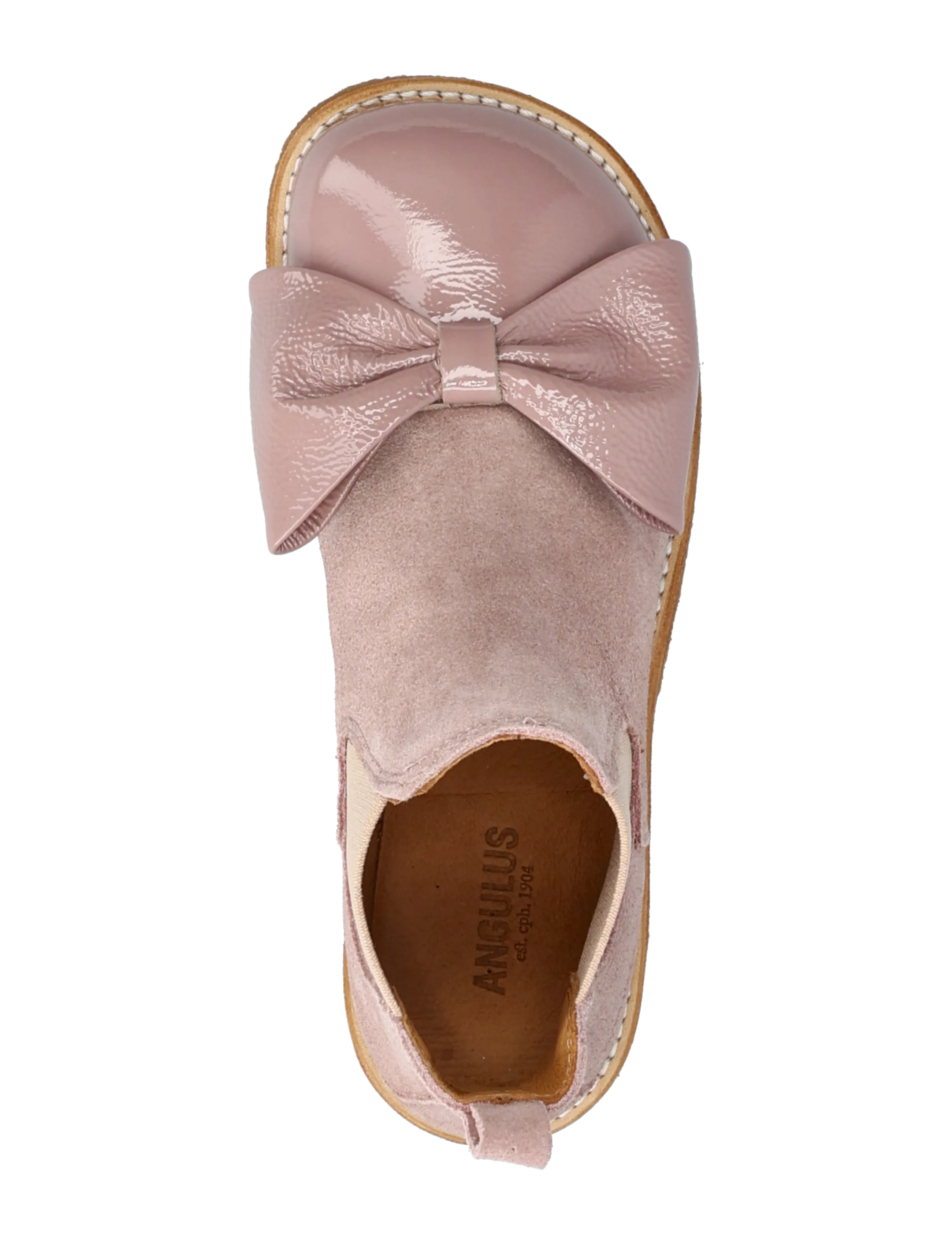 ANGULUS - Booties - flat - with elastic - skor - 1387/3233/077 faded rose/rose - 3