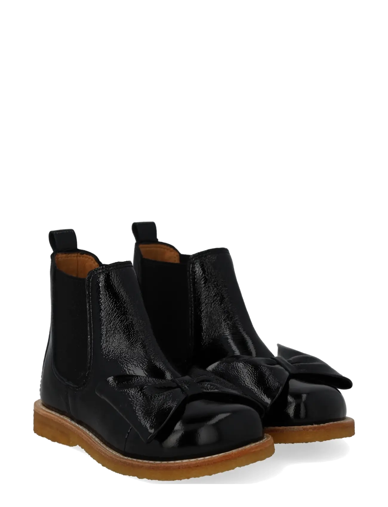 ANGULUS Booties - flat - with elastic - Schuhe - 1310/001 BLACK/BLACK / black