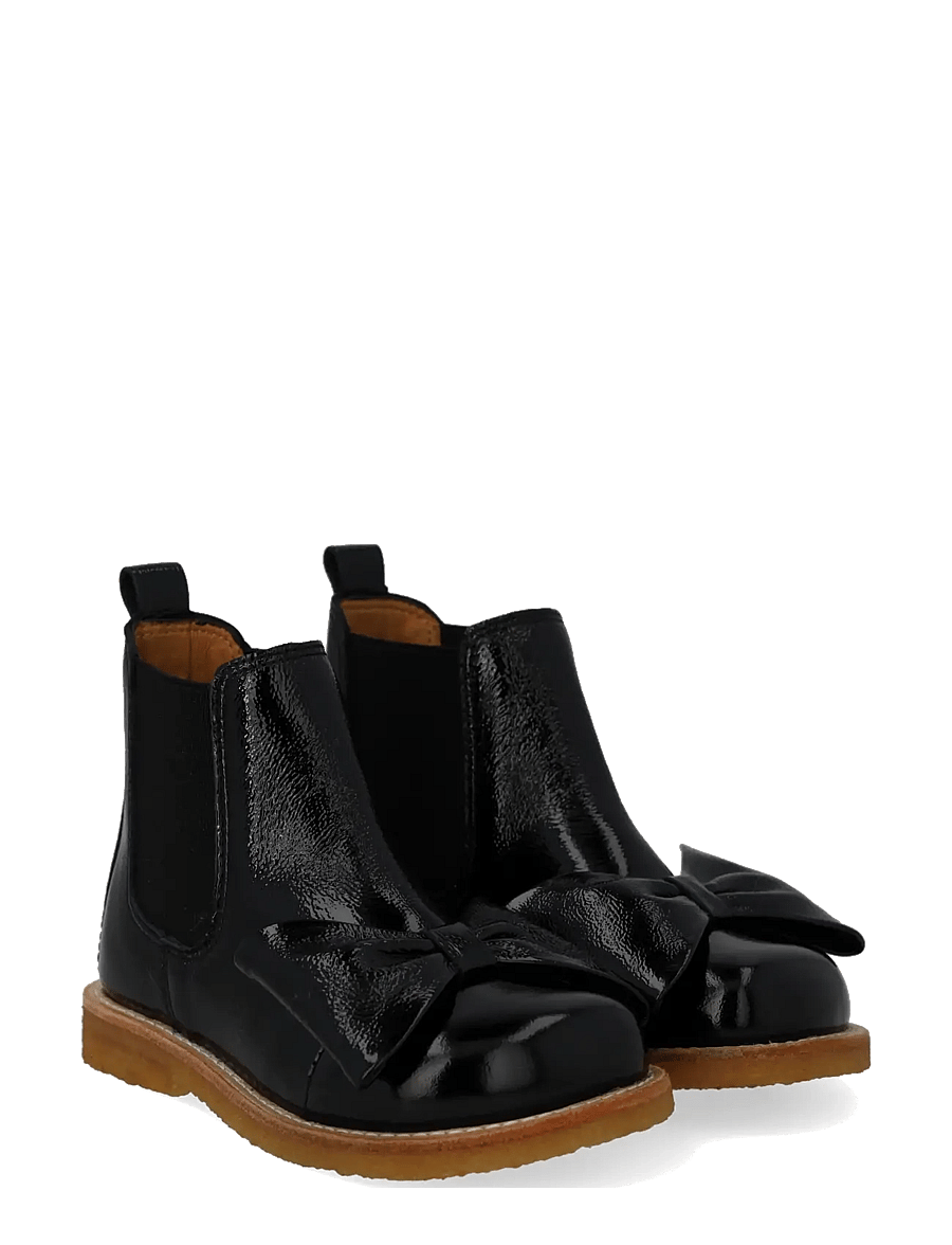 ANGULUS - Booties - flat - with elastic - schuhe - 1310/001 black/black - 0