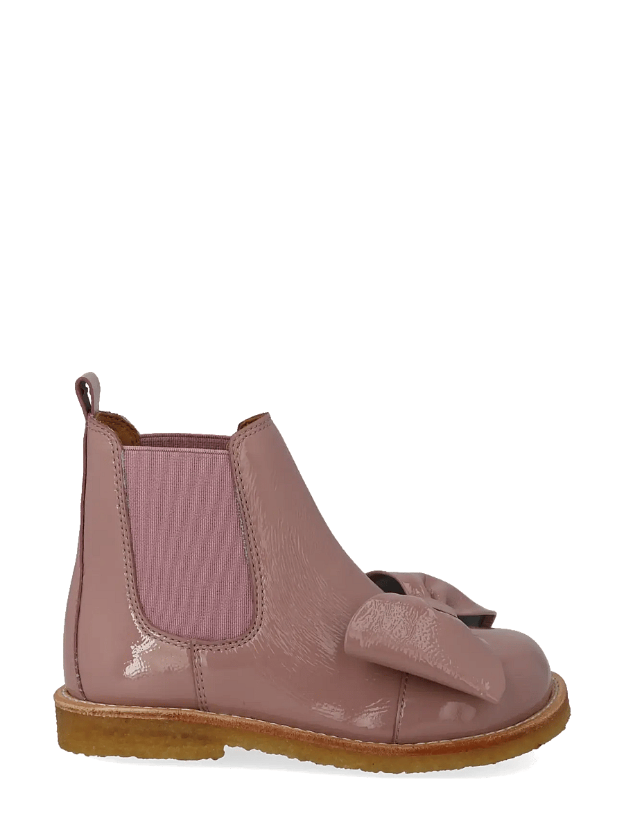 ANGULUS - Booties - flat - with elastic - sko - 1387/037 rose/rose - 1