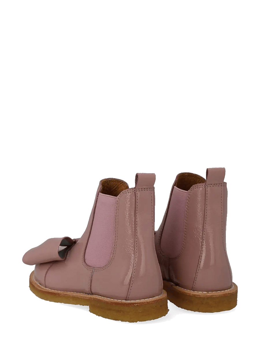ANGULUS - Booties - flat - with elastic - sko - 1387/037 rose/rose - 2