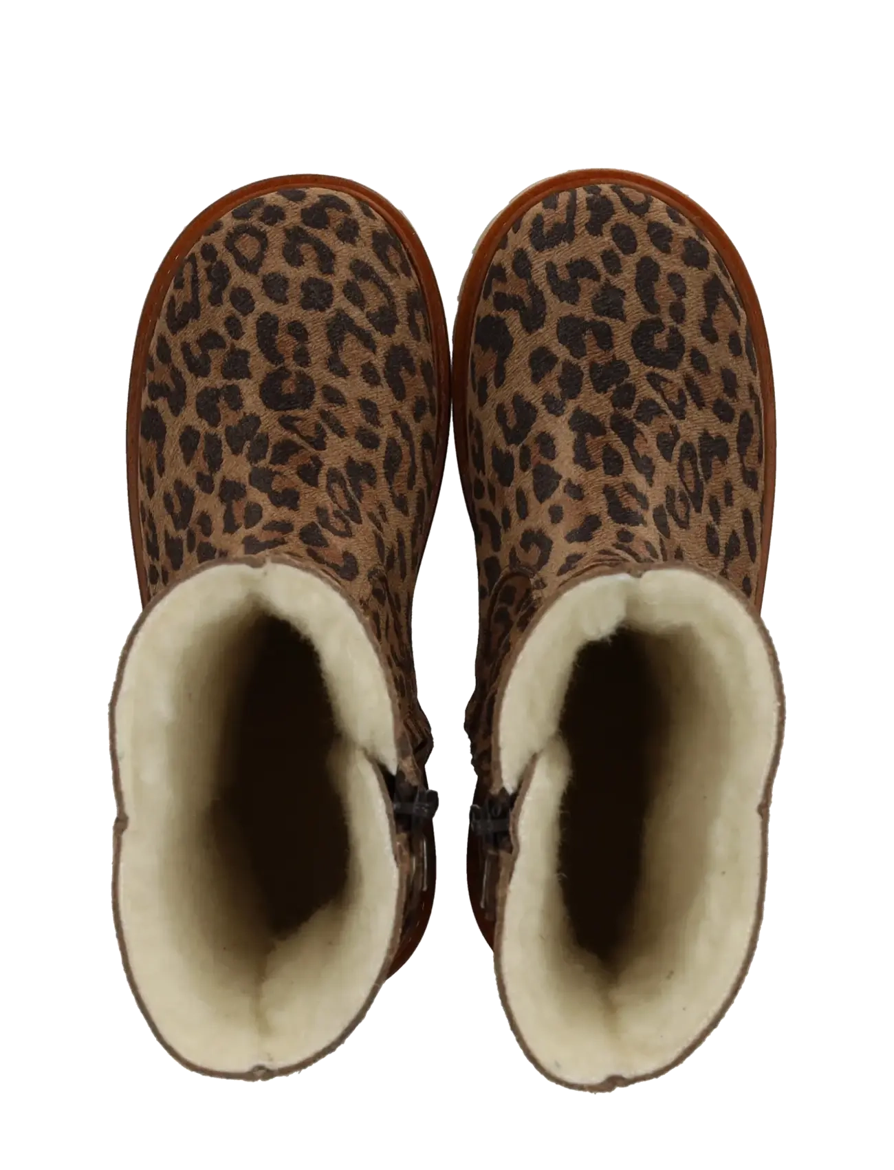ANGULUS - Boots - flat - with lace and zip - talvesaapad - 3903 leopard - 3