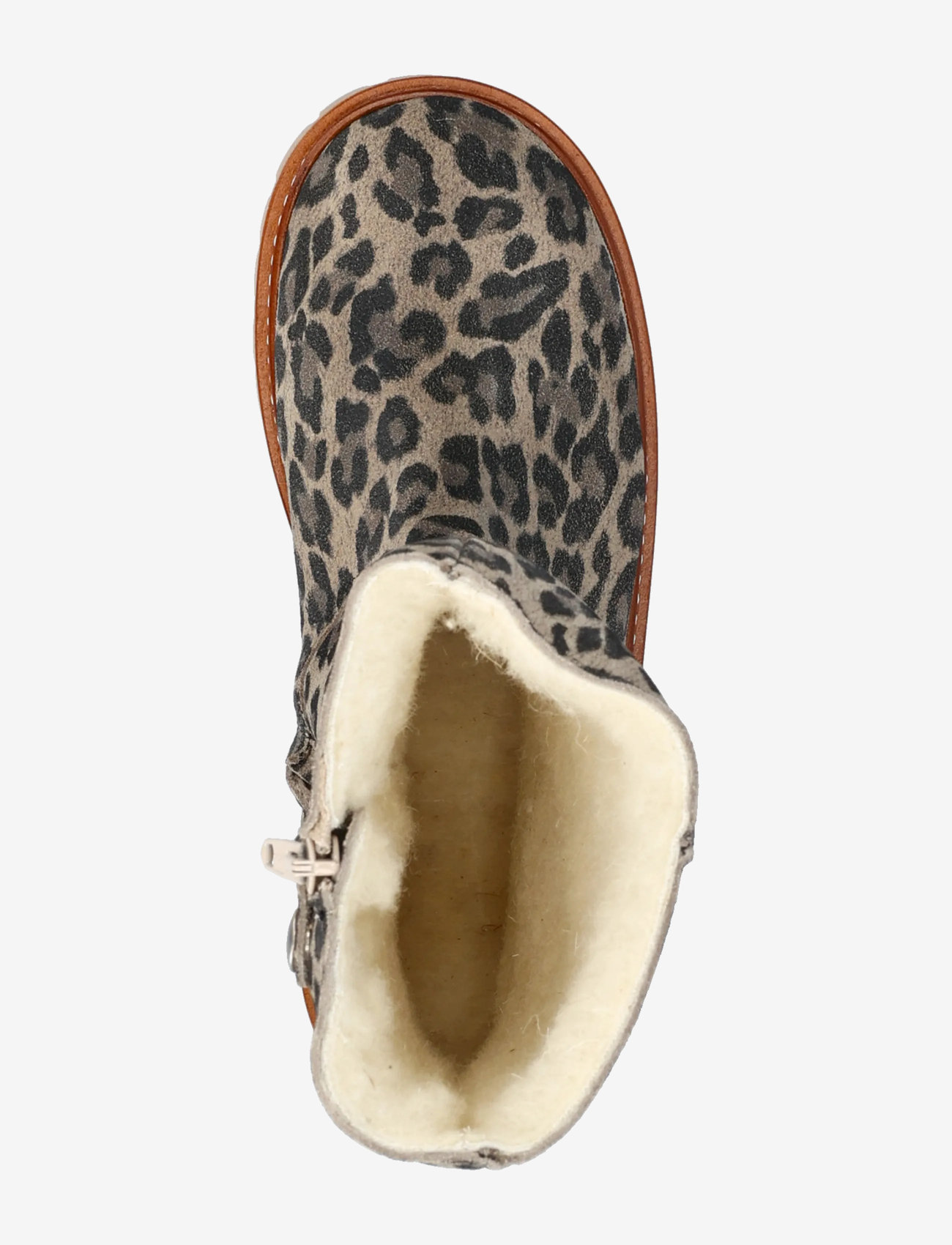 ANGULUS - Boots - flat - with lace and zip - talvesaapad - 4023 beige leo - 4