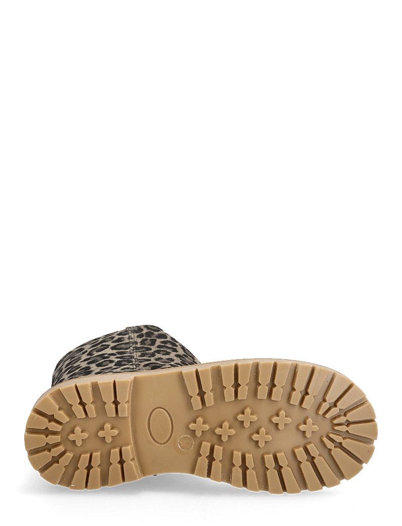 ANGULUS - Boots - flat - with lace and zip - vinterstövlar - 4023 beige leo - 5