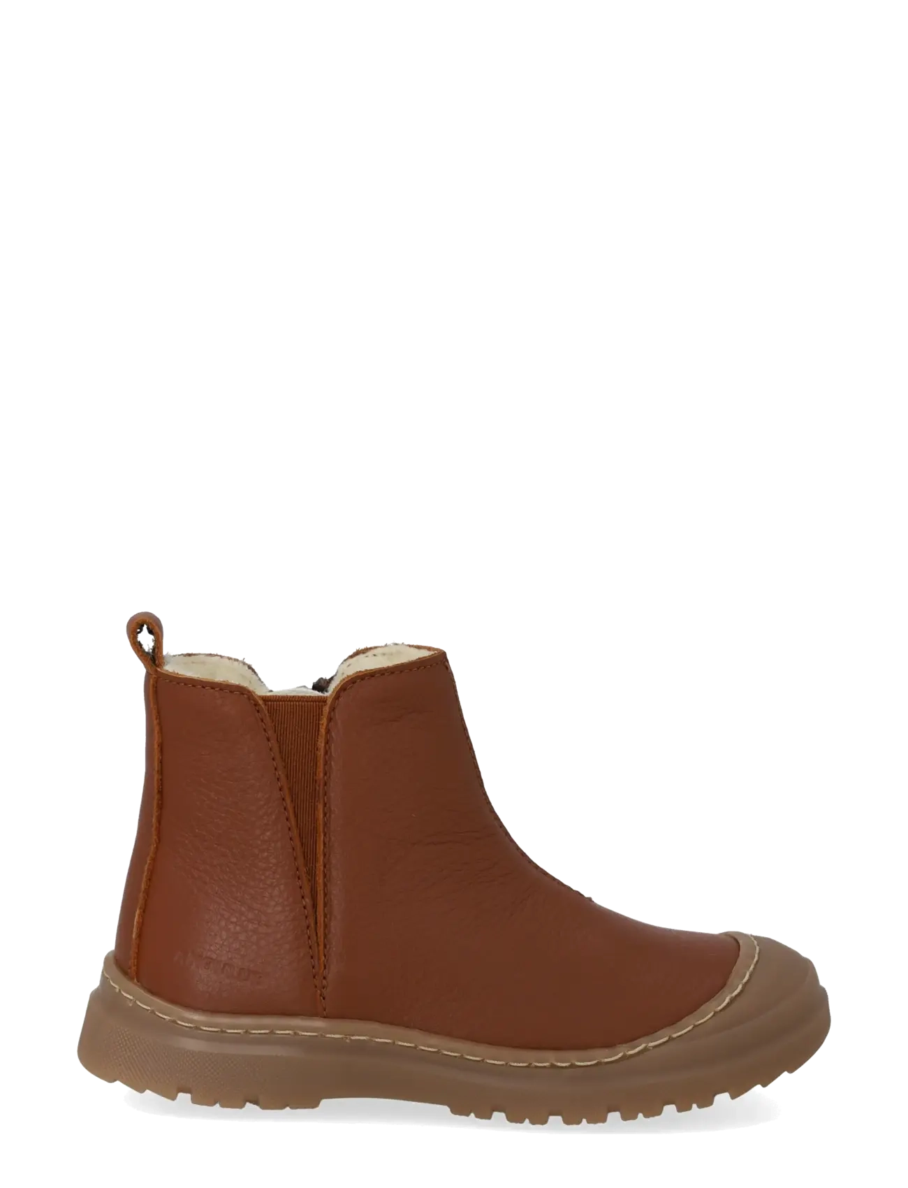 ANGULUS - Boots - flat - with zipper - talvesaapad - 3260/060 cognac/cognac elastic - 1