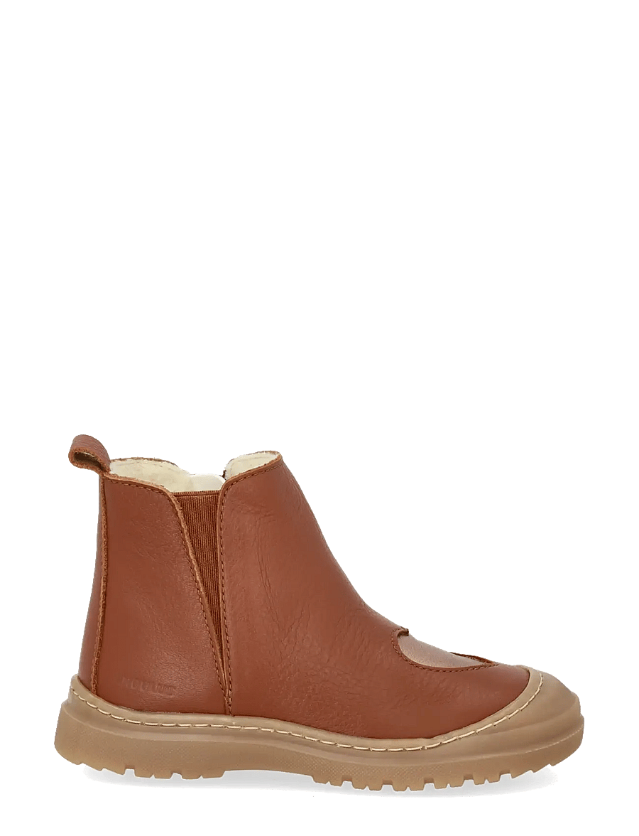 ANGULUS - Boots - flat - with zipper - talvesaapad - 3260/3905/060 cognac/rose copp - 1