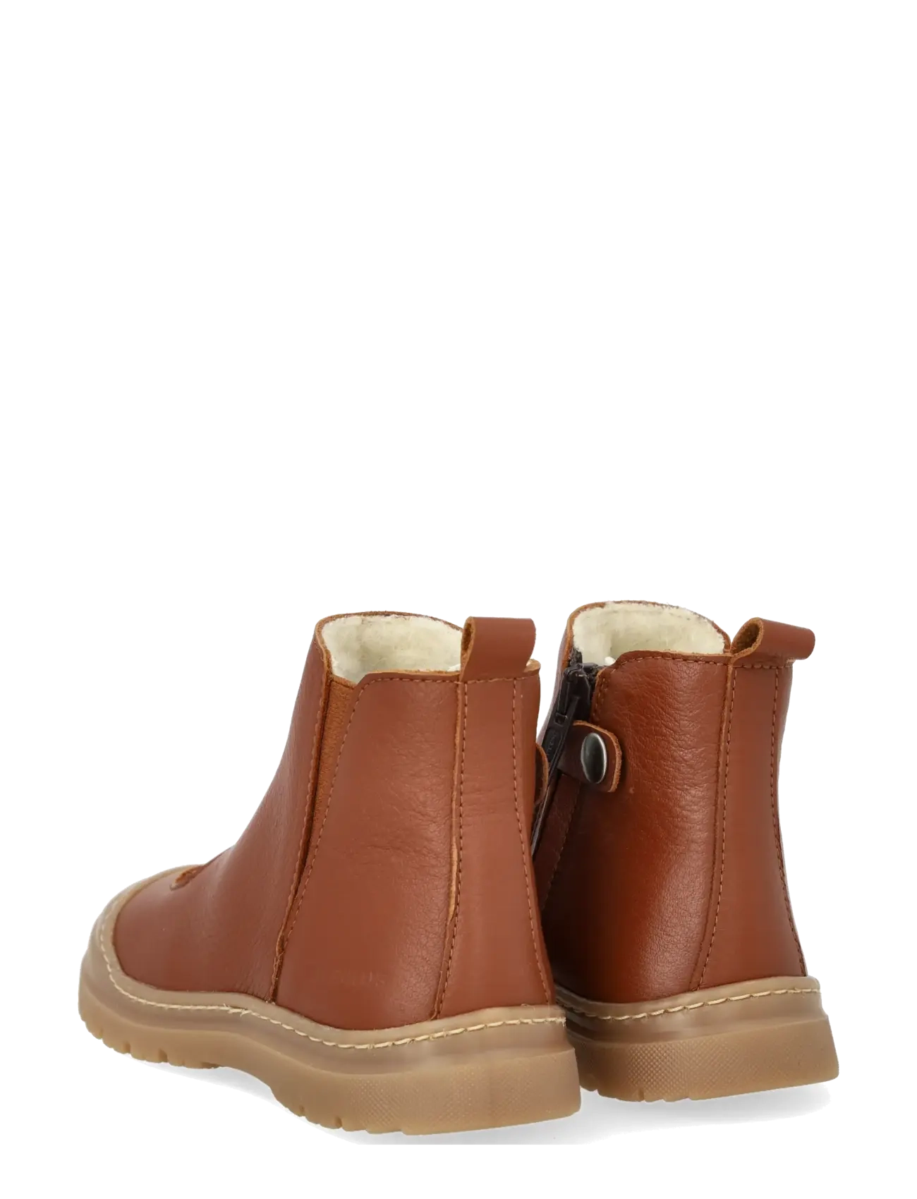 ANGULUS - Boots - flat - with zipper - talvesaapad - 3260/3905/060 cognac/rose copp - 2