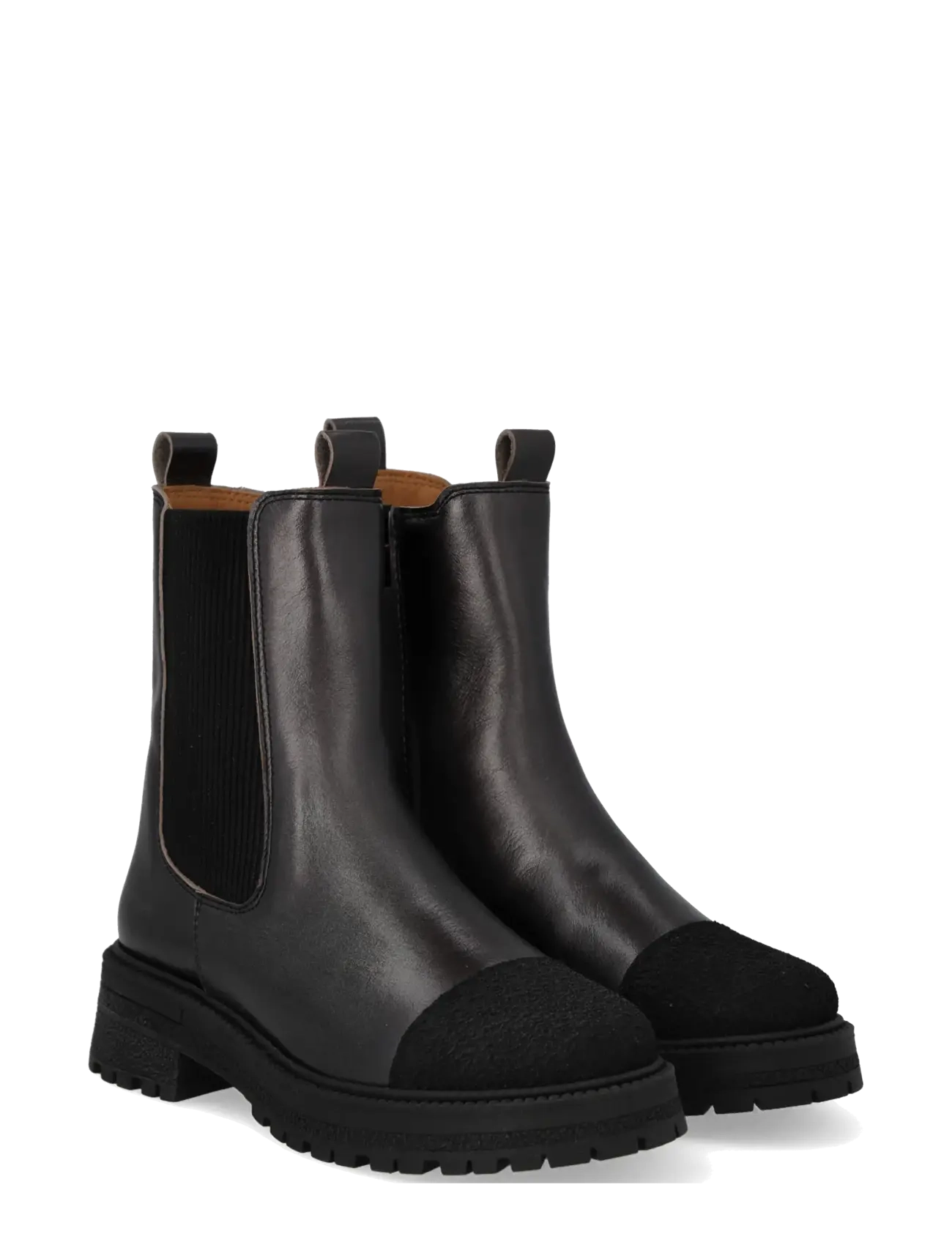 ANGULUS Booties - flat - with elastic - Schuhe - 1321/4028/019 BLACK/BLACK SHIN / black