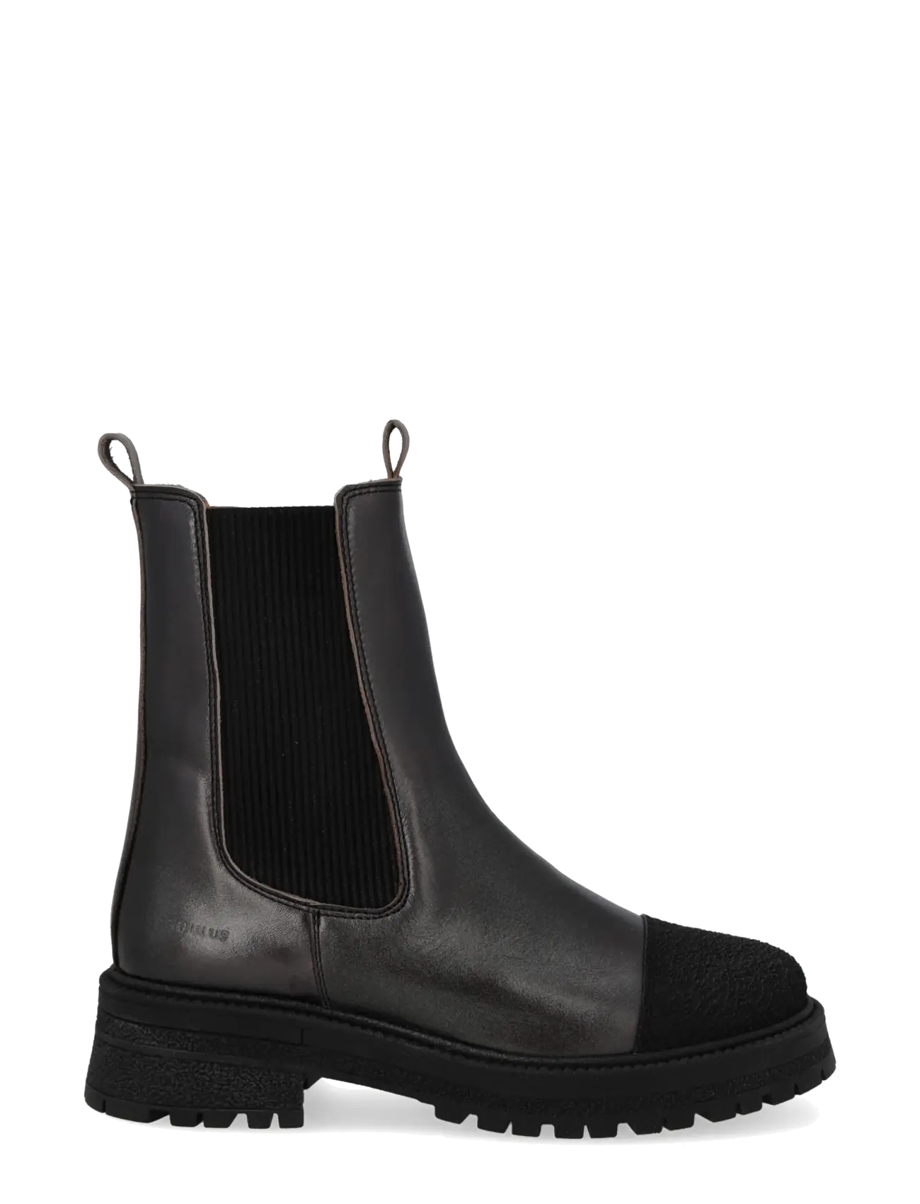 ANGULUS - Booties - flat - with elastic - 1321/4028/019 black/black shin - 1