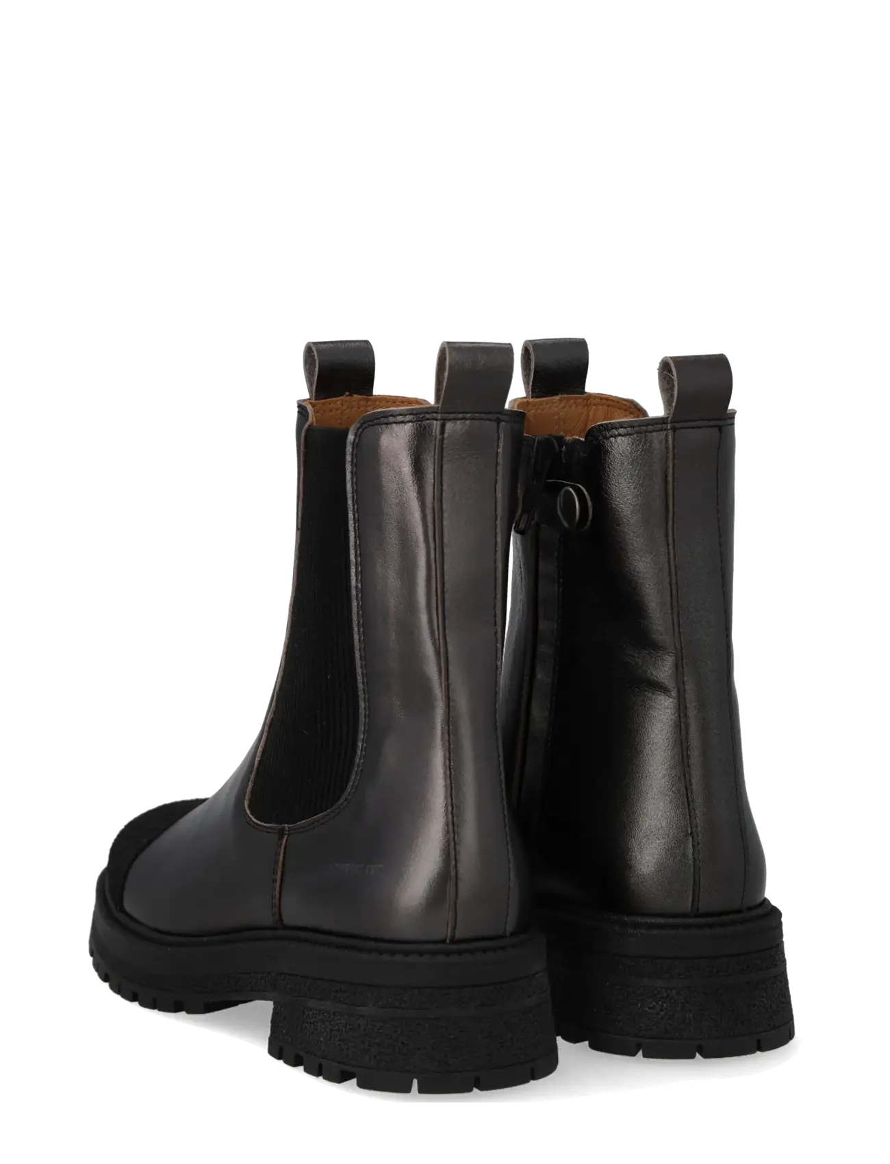 ANGULUS - Booties - flat - with elastic - 1321/4028/019 black/black shin - 2