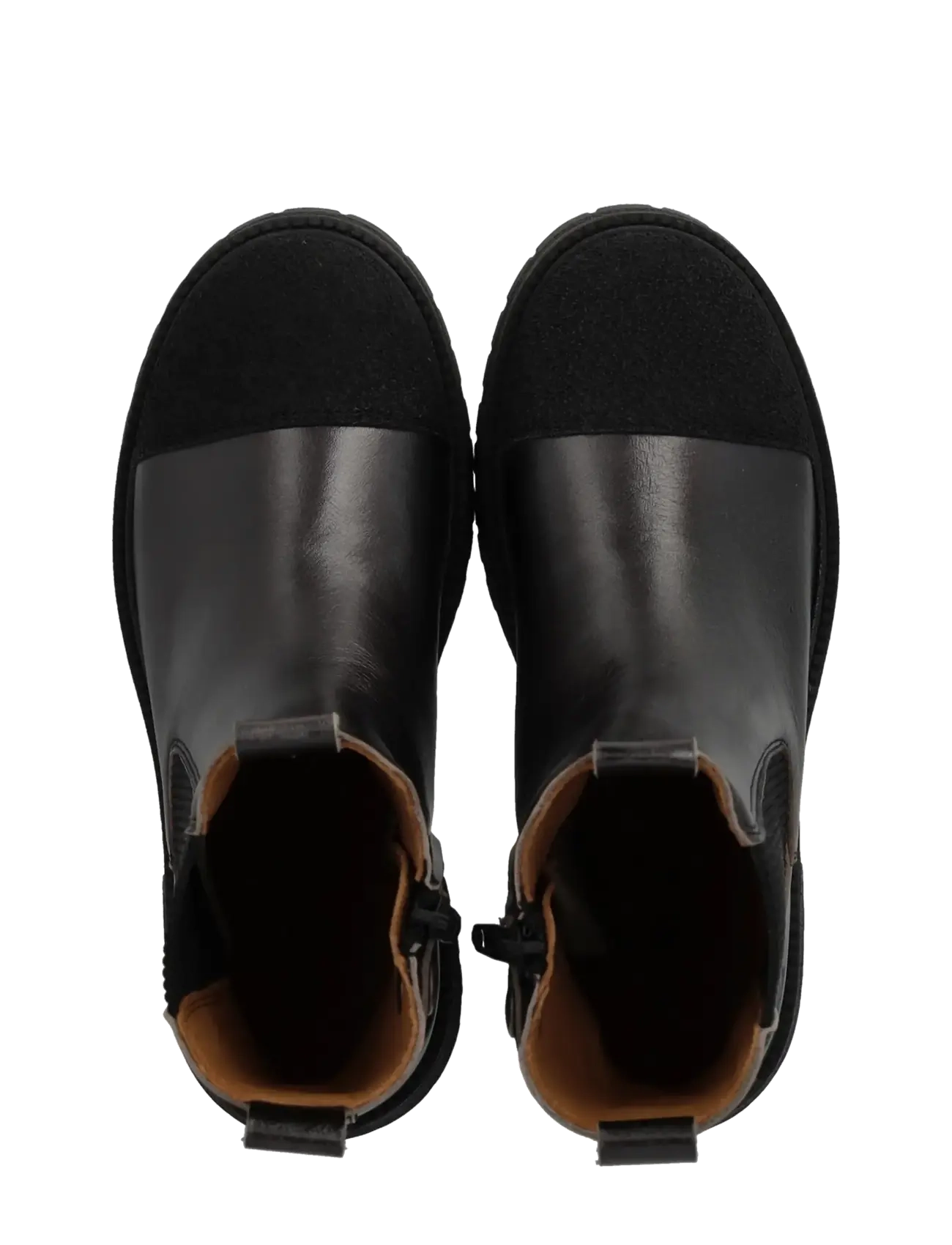 ANGULUS - Booties - flat - with elastic - 1321/4028/019 black/black shin - 3