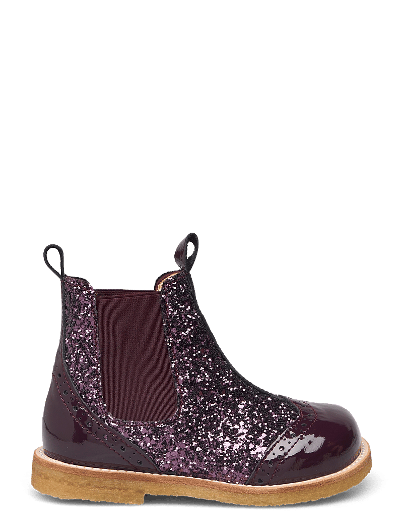 ANGULUS - Booties - flat - with elastic - skor - 3280/3291/031 aubergine/auberg - 2