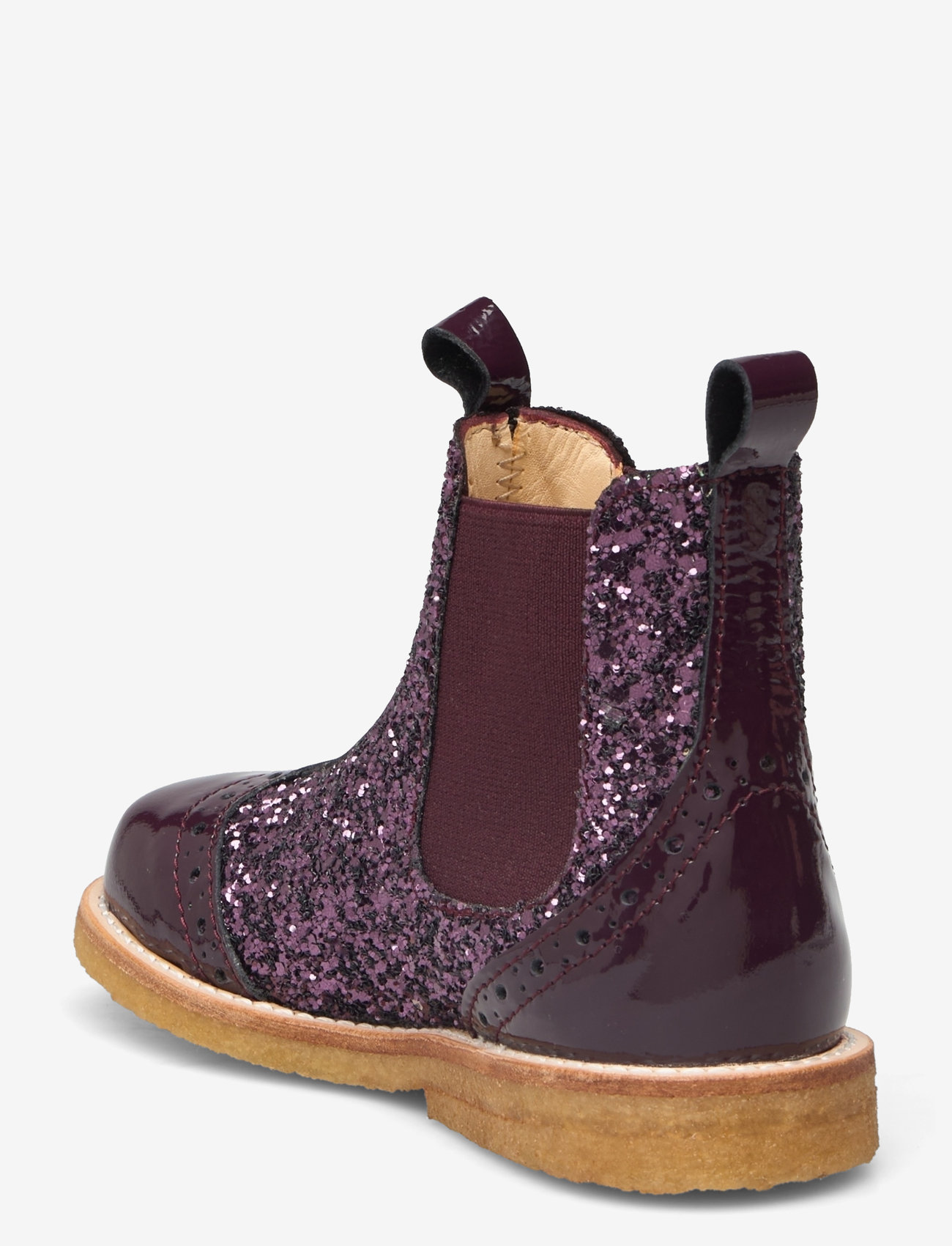 ANGULUS - Booties - flat - with elastic - skor - 3280/3291/031 aubergine/auberg - 3