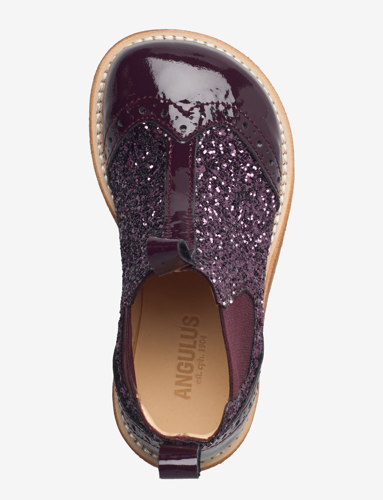 ANGULUS - Booties - flat - with elastic - skor - 3280/3291/031 aubergine/auberg - 4