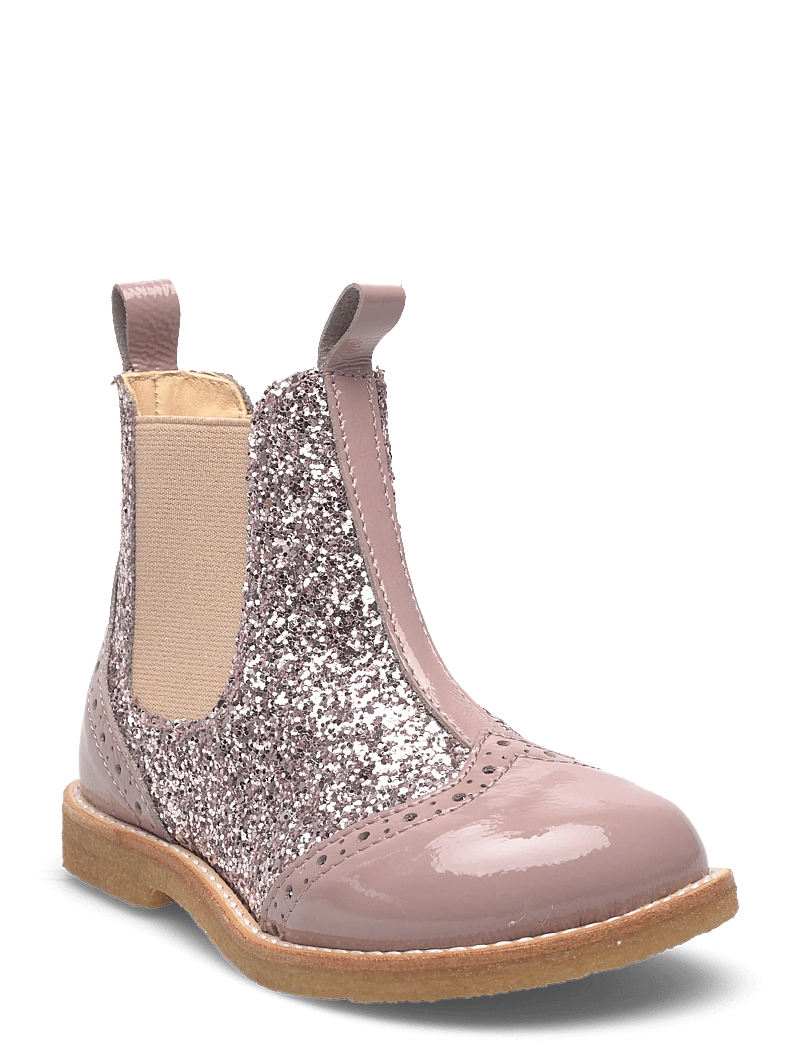 ANGULUS - Booties - flat - with elastic - sko - 1387/4033/077 faded rose/bloss - 0