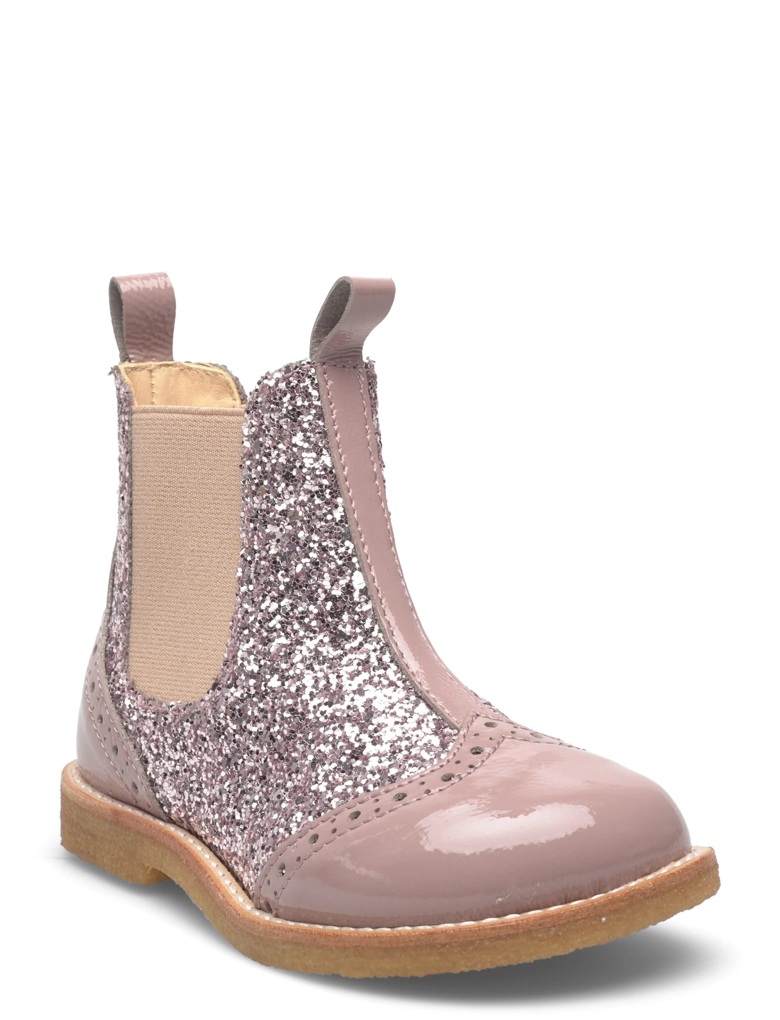 ANGULUS Booties - flat - with elastic - Sko - 1387/4033/077 FADED ROSE/BLOSS / pink/rose