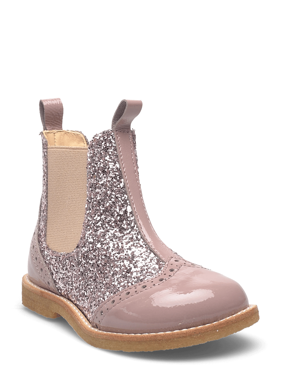 ANGULUS - Booties - flat - with elastic - sko - 1387/4033/077 faded rose/bloss - 0