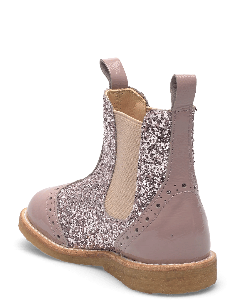 ANGULUS - Booties - flat - with elastic - sko - 1387/4033/077 faded rose/bloss - 2