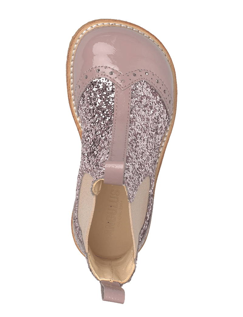 ANGULUS - Booties - flat - with elastic - sko - 1387/4033/077 faded rose/bloss - 3