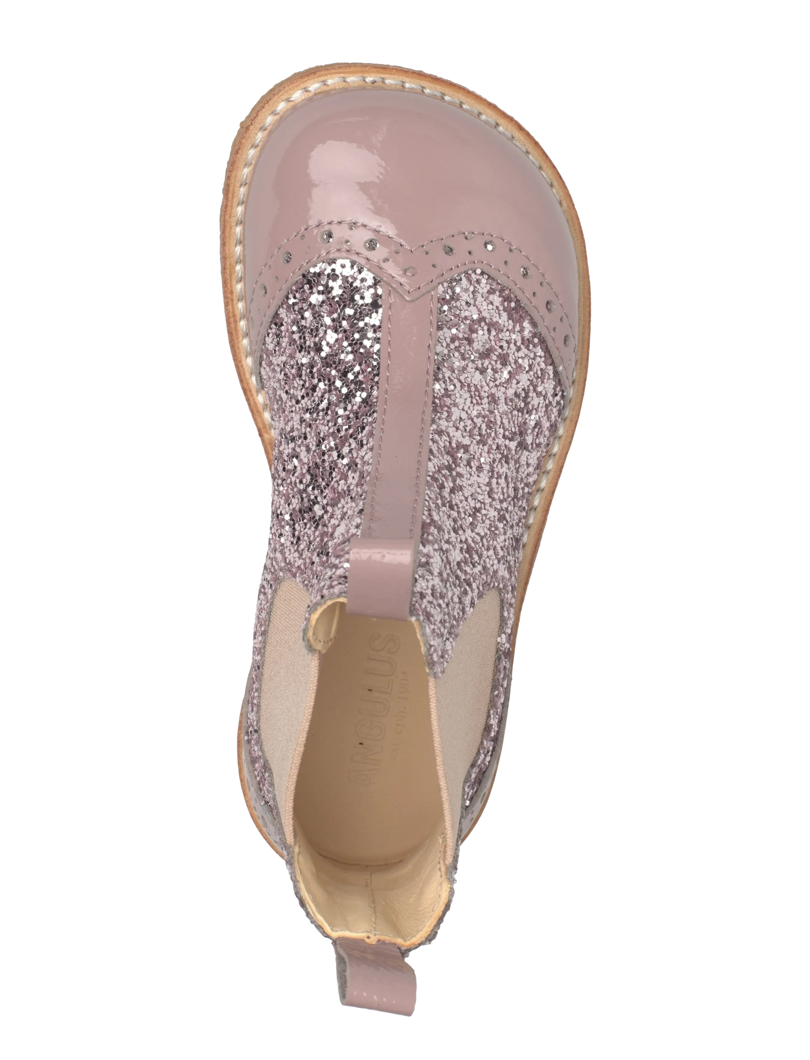 ANGULUS - Booties - flat - with elastic - sko - 1387/4033/077 faded rose/bloss - 3