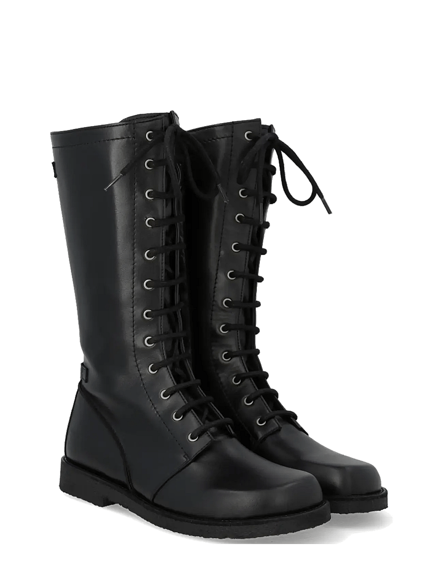 ANGULUS - Boots - flat - with laces - 1604 black - 0