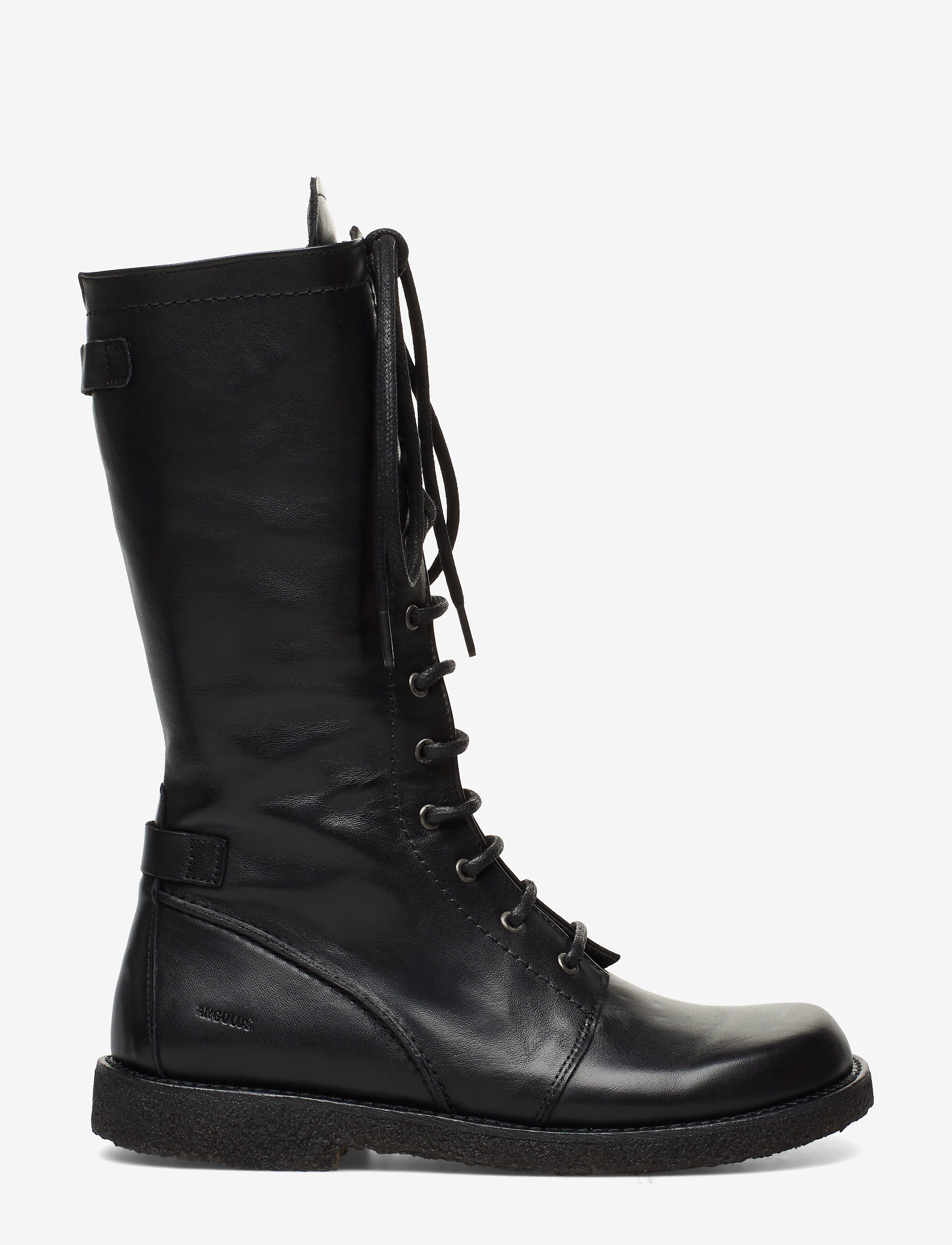 ANGULUS - Boots - flat - with laces - knähöga stövlar - 1604 black - 1