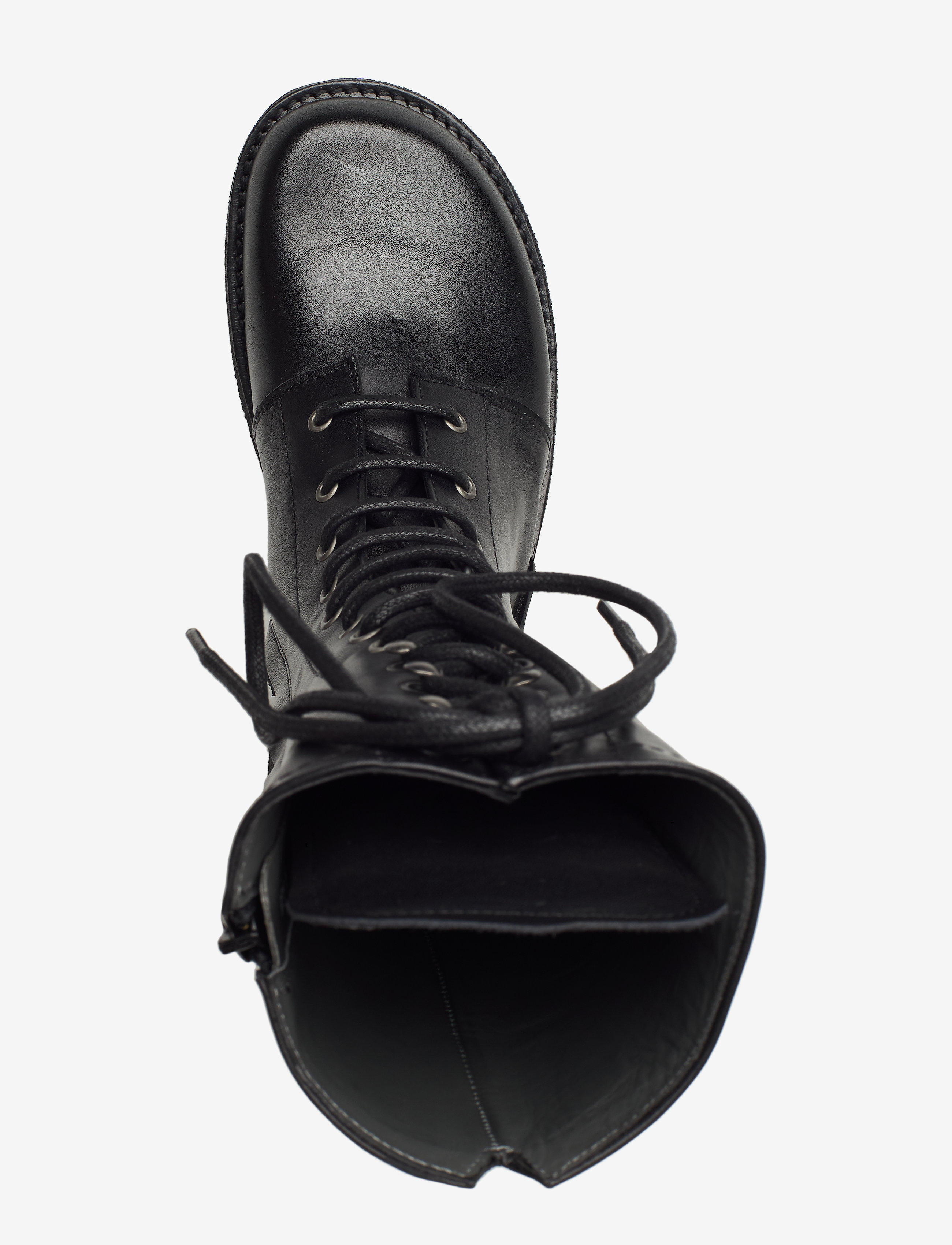 ANGULUS - Boots - flat - with laces - knähöga stövlar - 1604 black - 3