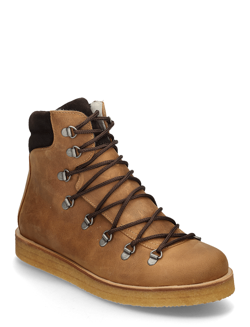 ANGULUS - Boots - flat - with laces - flat ankle boots - 3270/2217 brown/sand - 0