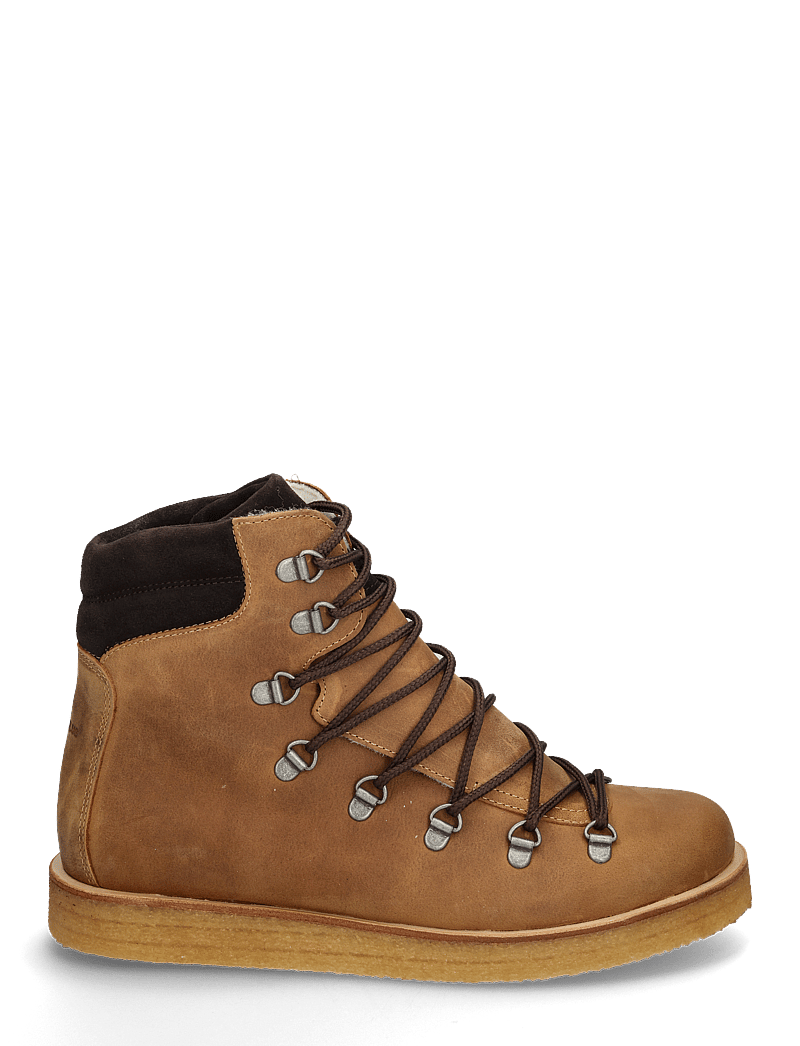 ANGULUS - Boots - flat - with laces - flat ankle boots - 3270/2217 brown/sand - 1