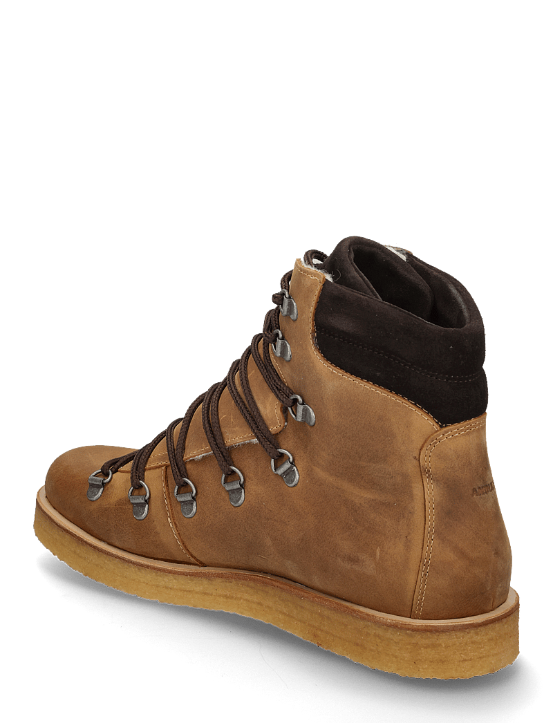 ANGULUS - Boots - flat - with laces - flat ankle boots - 3270/2217 brown/sand - 2
