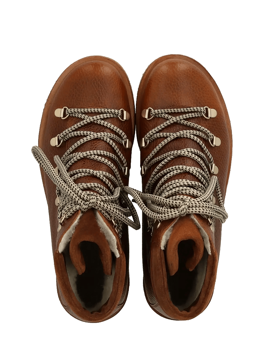 ANGULUS - Boots - flat - with laces - flache stiefeletten - 2509/1166 medium brown/cognac - 3