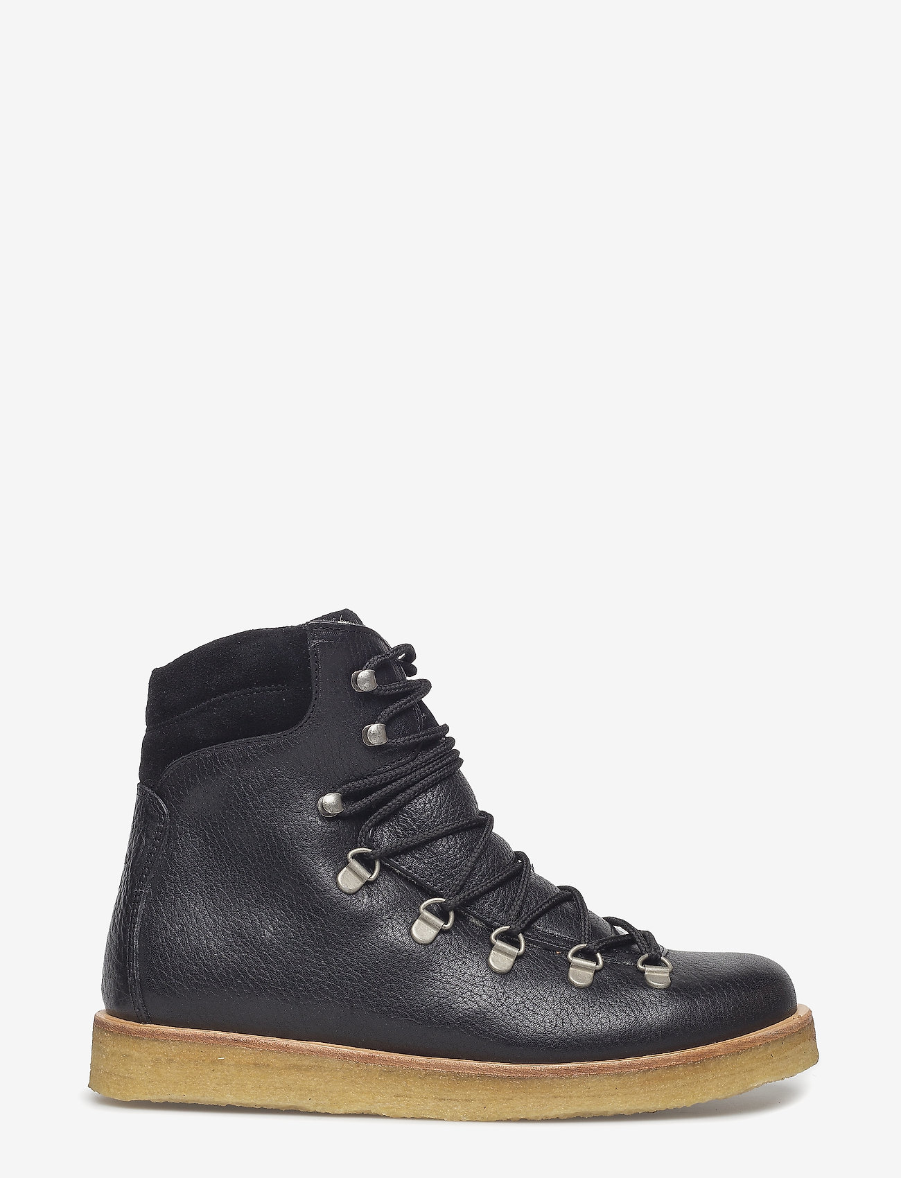 ANGULUS - Boots - flat - with laces - płaskie botki - 2504/1163 black/black - 1