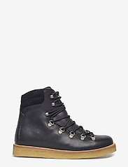 ANGULUS - Boots - flat - with laces - puszābaki bez papēža - 2504/1163 black/black - 1