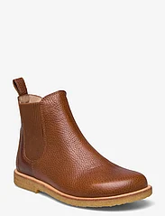 ANGULUS - Booties - flat - with elastic - chelsea boots - 2509/040 medium brown/ cognac - 0