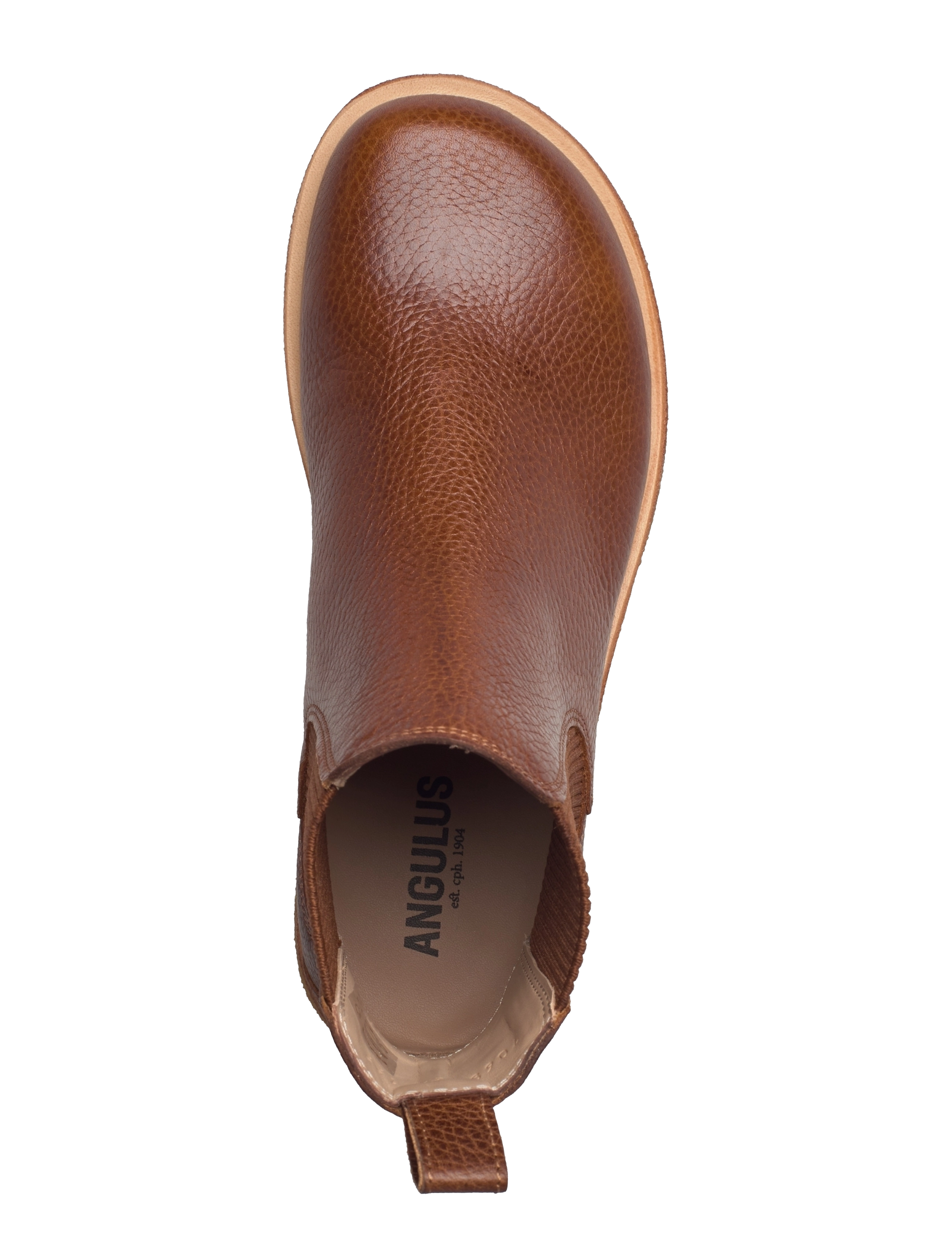ANGULUS - Booties - flat - with elastic - stiefel - 2509/040 medium brown/ cognac - 3