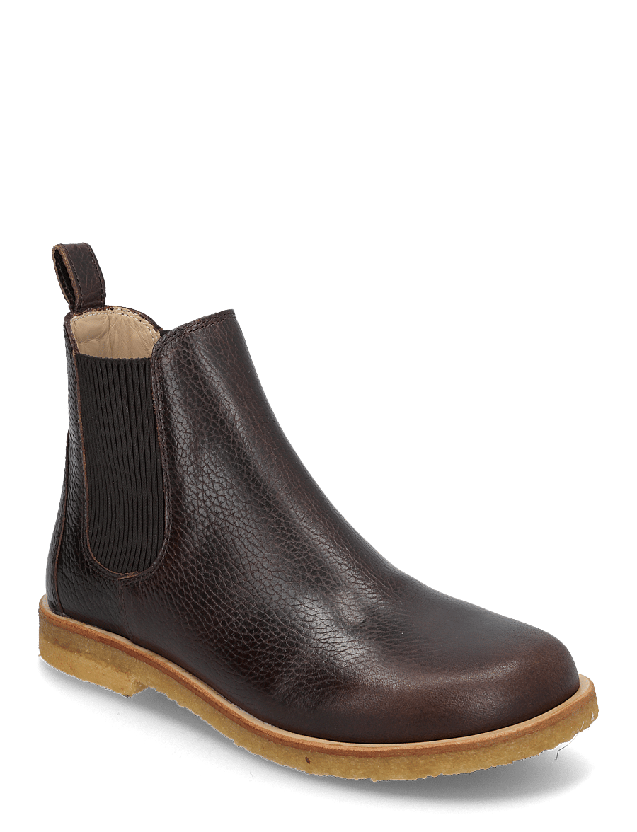 ANGULUS - Booties - flat - with elastic - chelsea støvler - 2505/046 dark brown - 0