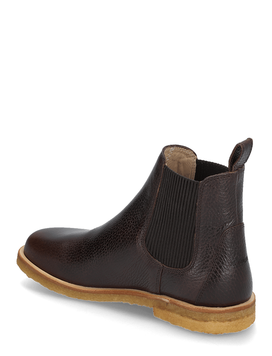 ANGULUS - Booties - flat - with elastic - chelsea støvler - 2505/046 dark brown - 2