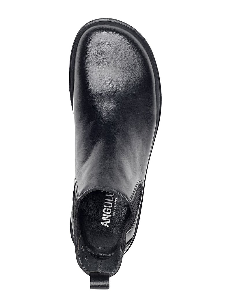 ANGULUS - Booties - flat - with elastic - chelsea støvler - 1163/001 black/ black - 1