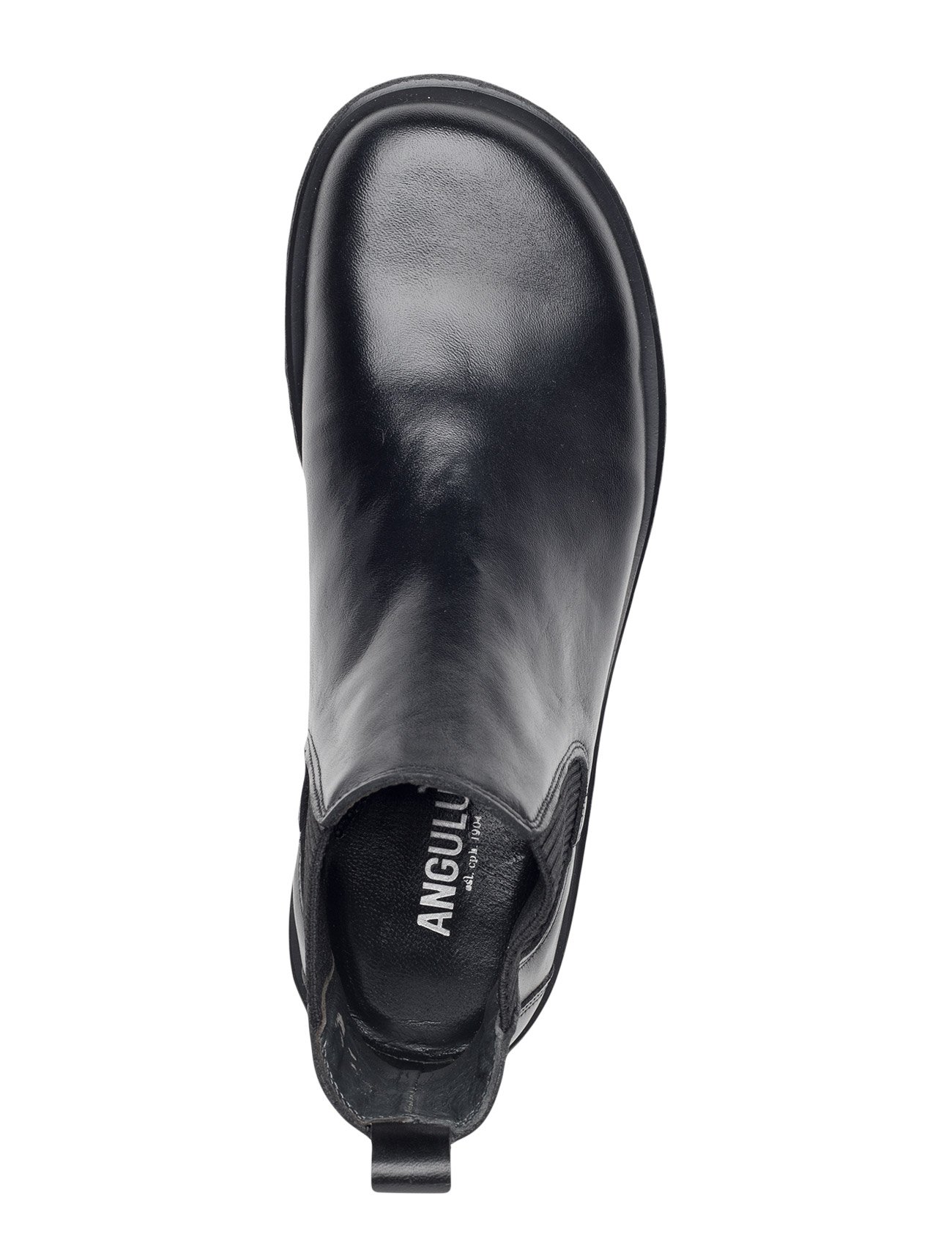 ANGULUS - Booties - flat - with elastic - chelsea støvler - 1163/001 black/ black - 1