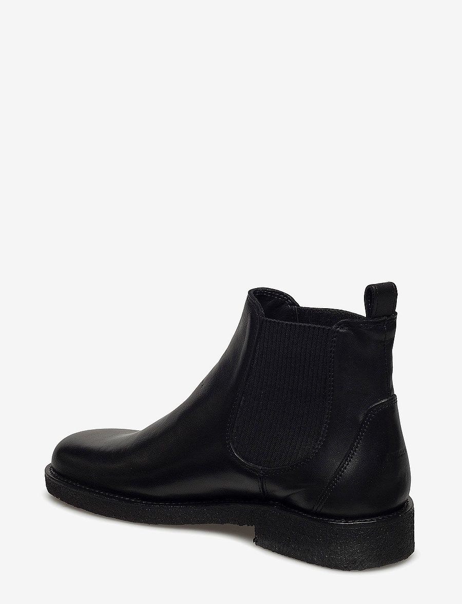ANGULUS - Booties - flat - with elastic - stiefel - 2504/019 black/black - 3