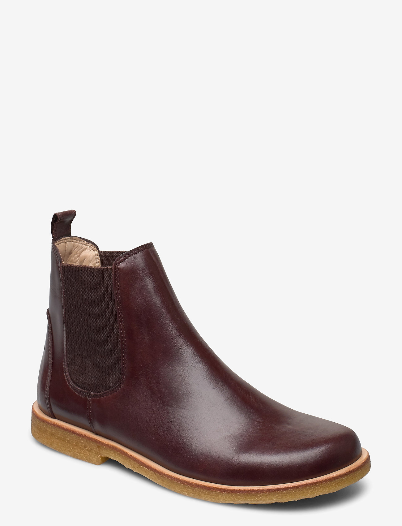 ANGULUS - Booties - flat - with elastic - chelsea boots - 1836/046 dark brown/d. brown - 0