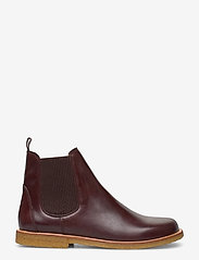 ANGULUS - Booties - flat - with elastic - chelsea boots - 1836/046 dark brown/d. brown - 1